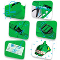 Carica l'immagine nel visualizzatore della galleria, Crazy Safety Backpack Green Crocodile backpack
