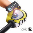 Load image into Gallery viewer, Crazy Safety Bicycle gloves Cycling gloves with reflective eyes