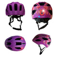 Load image into Gallery viewer, Crazy Safety Bicycle helmet Heartbeat Stripes children's helmet with light