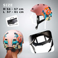 Load image into Gallery viewer, Crazy Safety Bicycle helmet RAMPAGE skater bicycle helmet - Belle