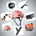 Load image into Gallery viewer, Crazy Safety Bicycle helmet RAMPAGE skater bicycle helmet - Belle