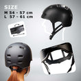 Carica l'immagine nel visualizzatore della galleria, Crazy Safety Bicycle helmet RAMPAGE skater bicycle helmet - Urban