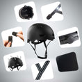Carica l'immagine nel visualizzatore della galleria, Crazy Safety Bicycle helmet RAMPAGE skater bicycle helmet - Urban