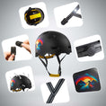 Carica l'immagine nel visualizzatore della galleria, Crazy Safety Bicycle helmet RAMPAGE skater bicycle helmet - Urban