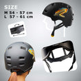 Carica l'immagine nel visualizzatore della galleria, Crazy Safety Bicycle helmet RAMPAGE skater bicycle helmet - Urban