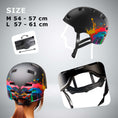 Carica l'immagine nel visualizzatore della galleria, Crazy Safety Bicycle helmet RAMPAGE skater bicycle helmet - Urban
