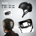 Load image into Gallery viewer, Crazy Safety Bicycle helmet Vertigo urban bicycle helmet with front and rear lights