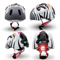 Carica l'immagine nel visualizzatore della galleria, Crazy Safety Bicycle helmet White / S (49-55cm) Zebra bicycle helmet
