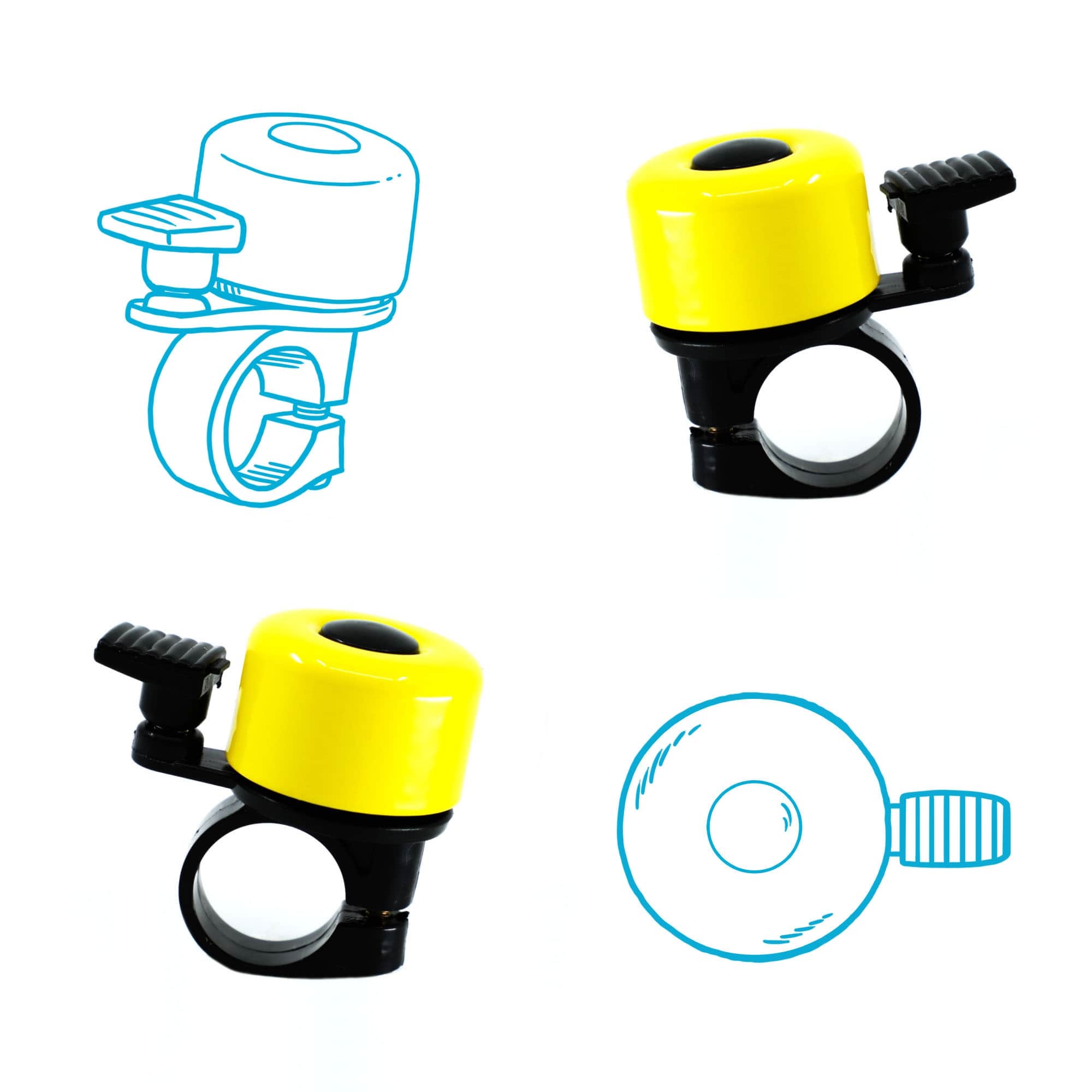 Bicycle Bell - Yellow