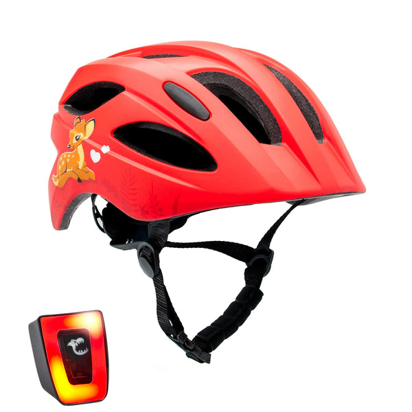 Simpatico casco da bicicletta - Rosso