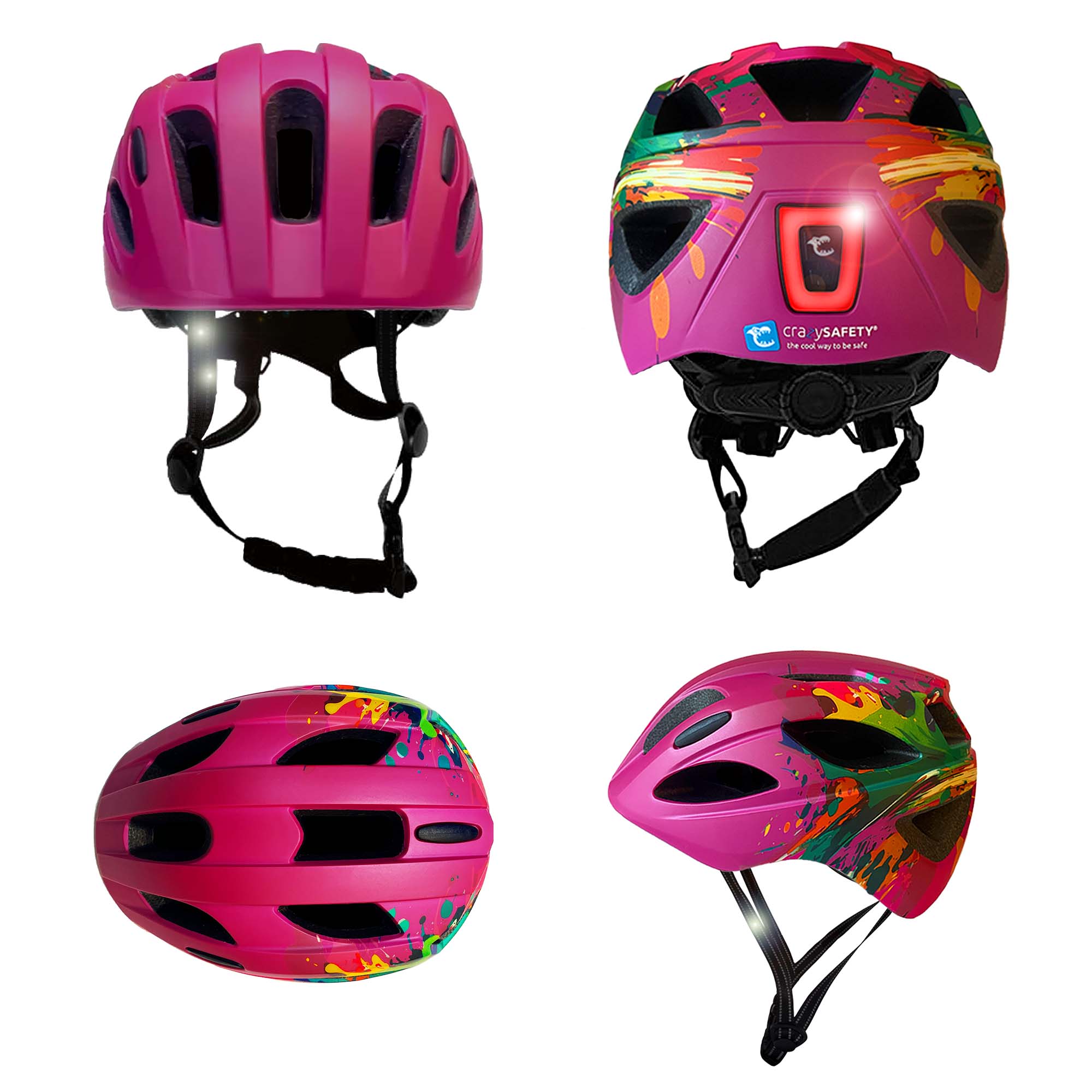 Casco per bambini Wild Brush con luce