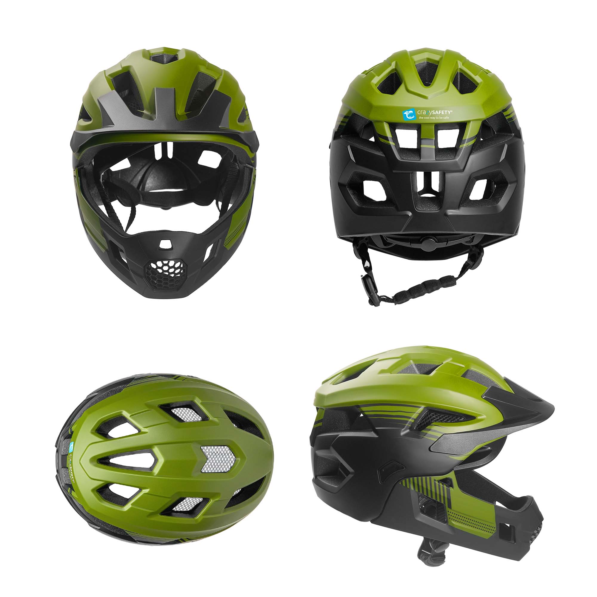 TITAN fullface bicycle helmet