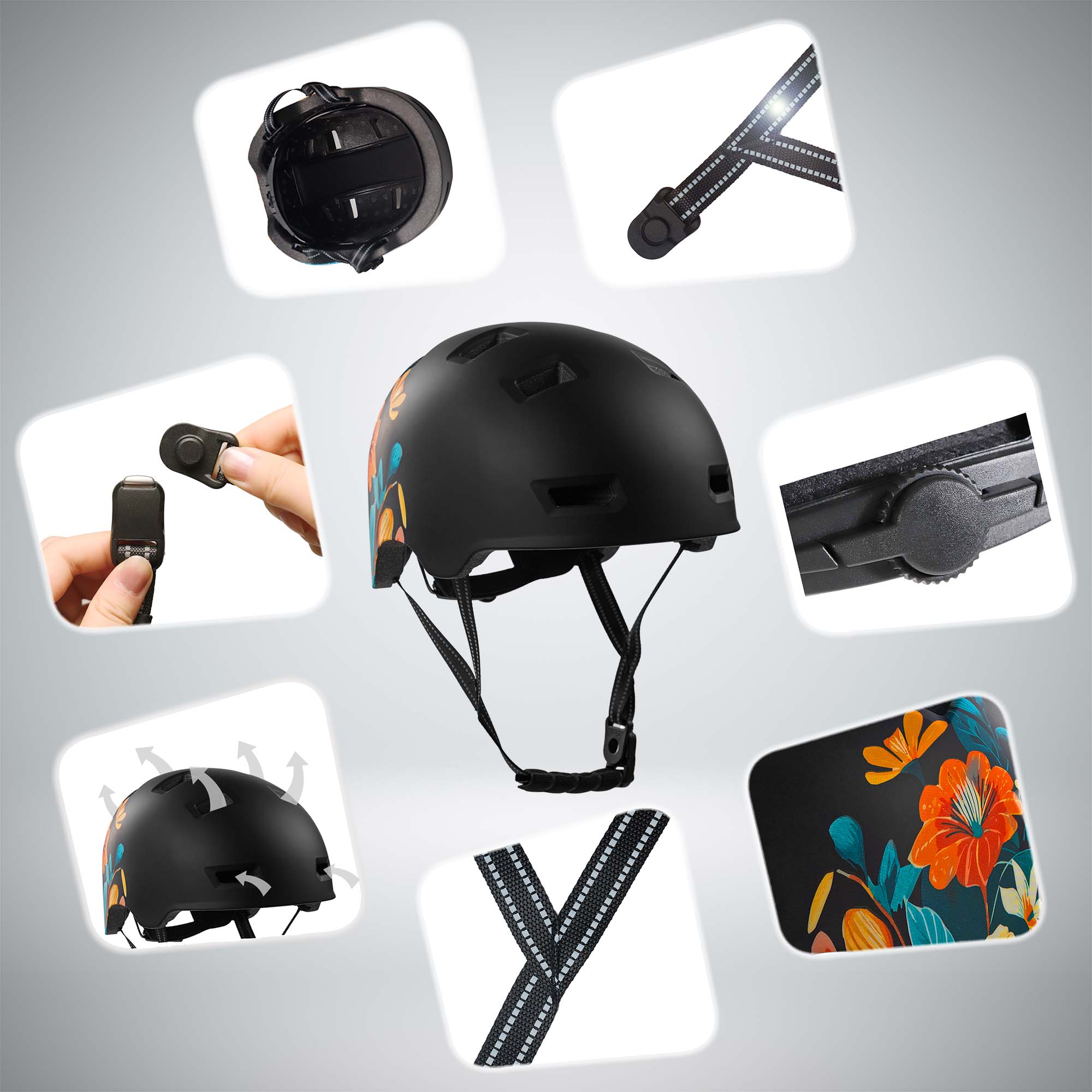 Casco de bicicleta para patinadores RAMPAGE - Belle