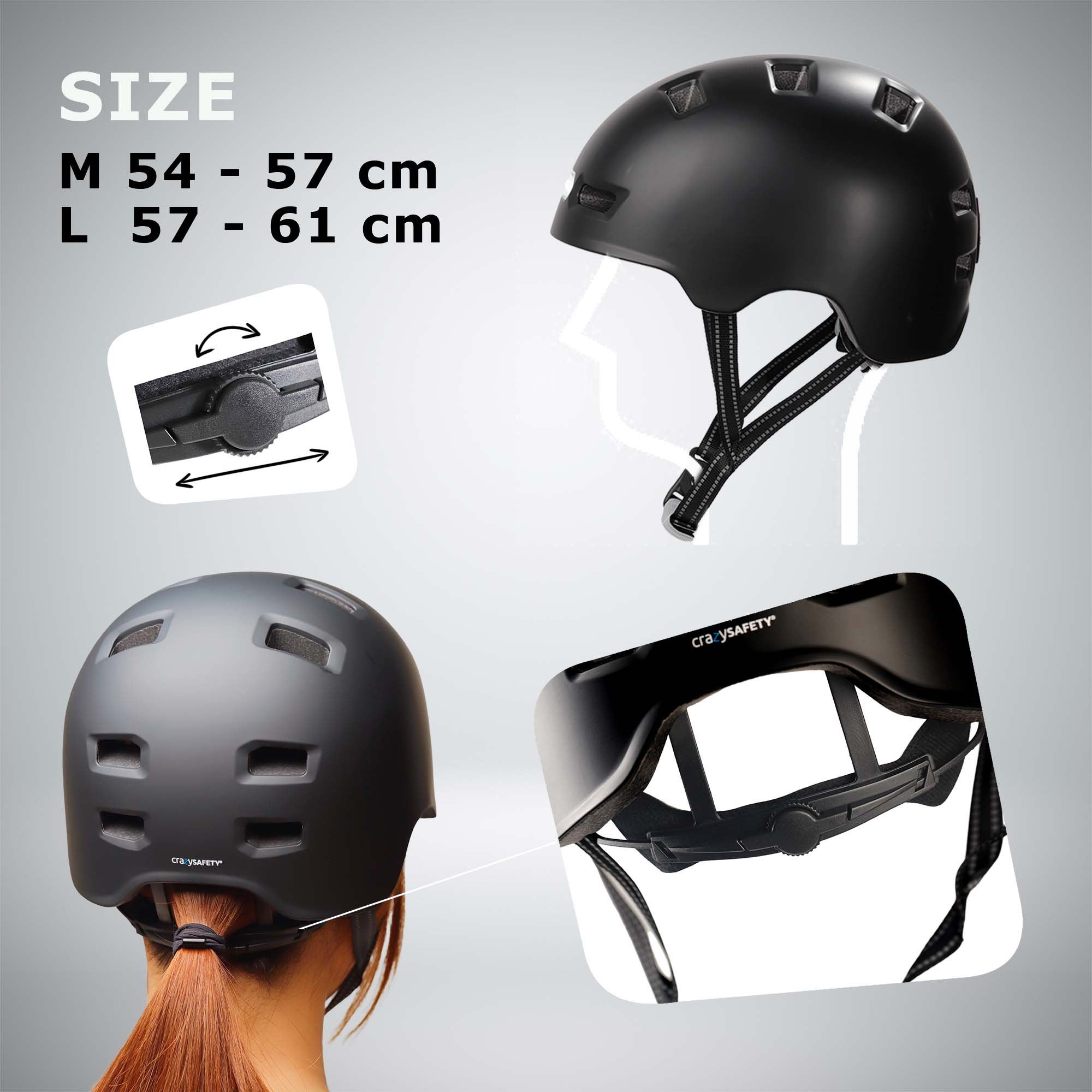 RAMPAGE skater bicycle helmet - Urban