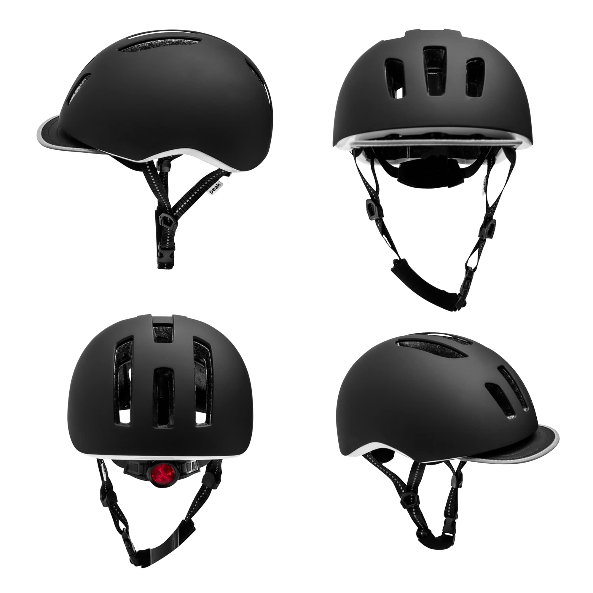 Casque de vélo urbain METRO avec lumière