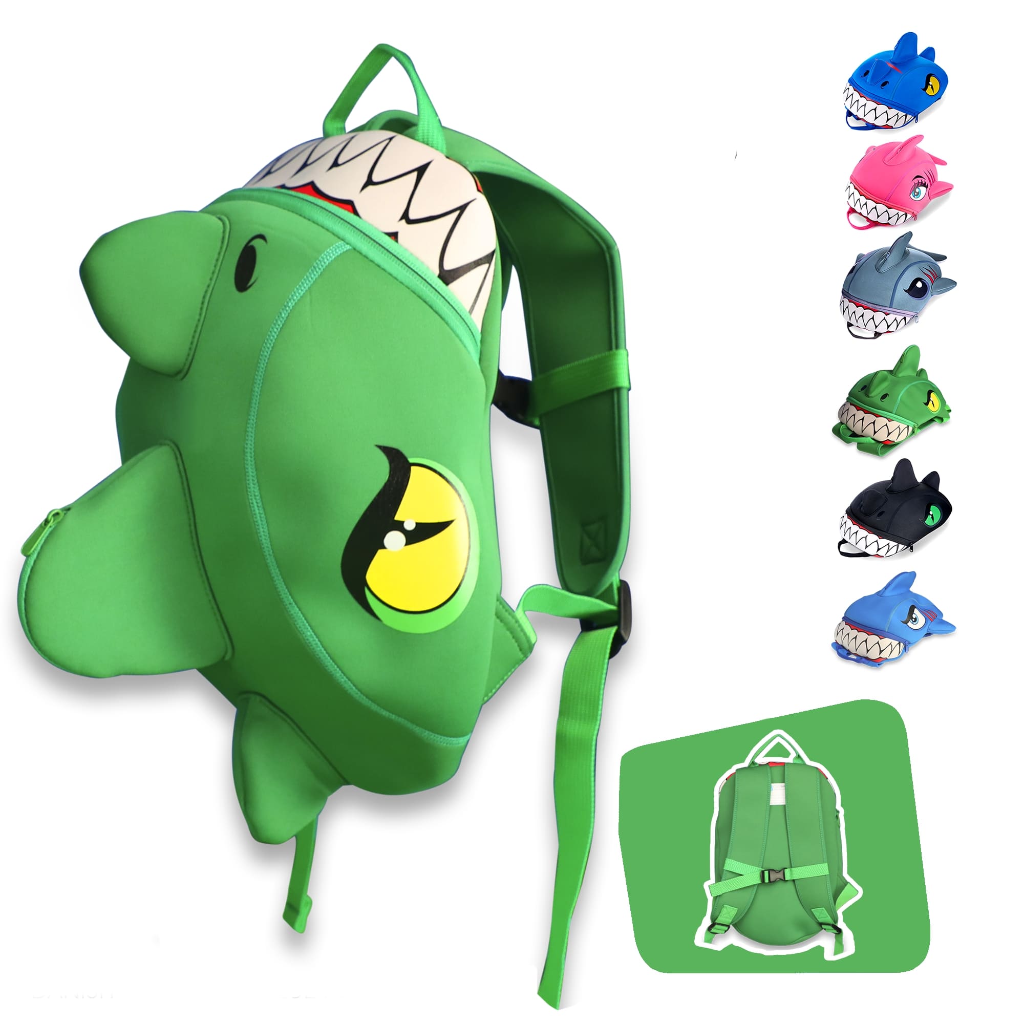 Crazy Safety Backpack Green Crocodile backpack