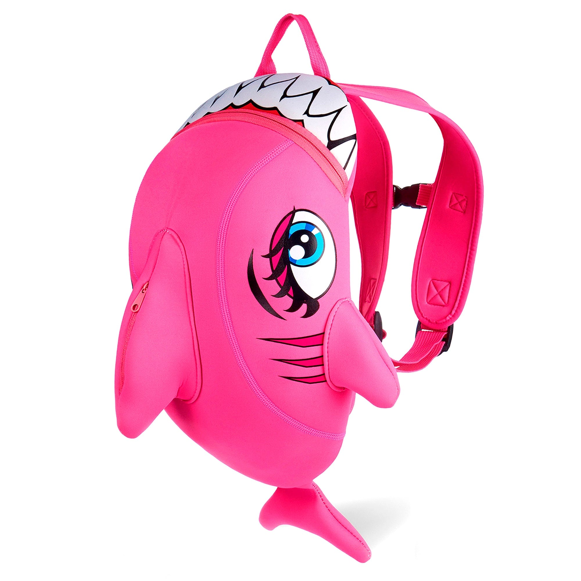 Crazy Safety Backpack Pink Shark backpack