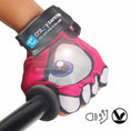 Cargar la imagen en la vista de la galería, Crazy Safety Bicycle gloves Cycling gloves with reflective eyes
