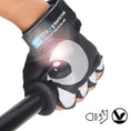 Cargar la imagen en la vista de la galería, Crazy Safety Bicycle gloves Cycling gloves with reflective eyes
