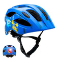 Load image into Gallery viewer, Crazy Safety Bicycle helmet Blue / M (54-58cm) Friends children's helmet with light
