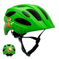 Load image into Gallery viewer, Crazy Safety Bicycle helmet Green / M (54-58cm) Friends children's helmet with light
