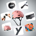 Charger l'image dans la visionneuse de la galerie, Crazy Safety Bicycle helmet RAMPAGE skater bicycle helmet - Belle
