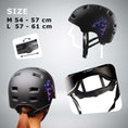 Charger l'image dans la visionneuse de la galerie, Crazy Safety Bicycle helmet RAMPAGE skater bicycle helmet - Jungle
