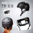 Cargar la imagen en la vista de la galería, Crazy Safety Bicycle helmet RAMPAGE skater bicycle helmet - Urban
