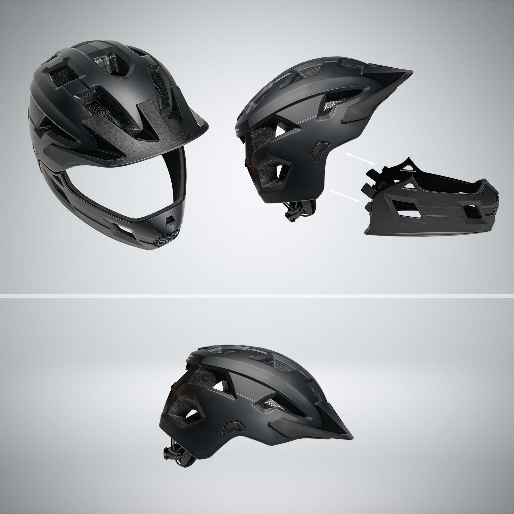 Crazy Safety Bicycle helmet TITAN fullface bicycle helmet