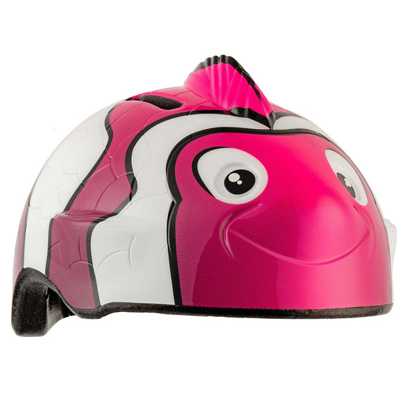 Pinker Clownfisch Fahrradhelm
