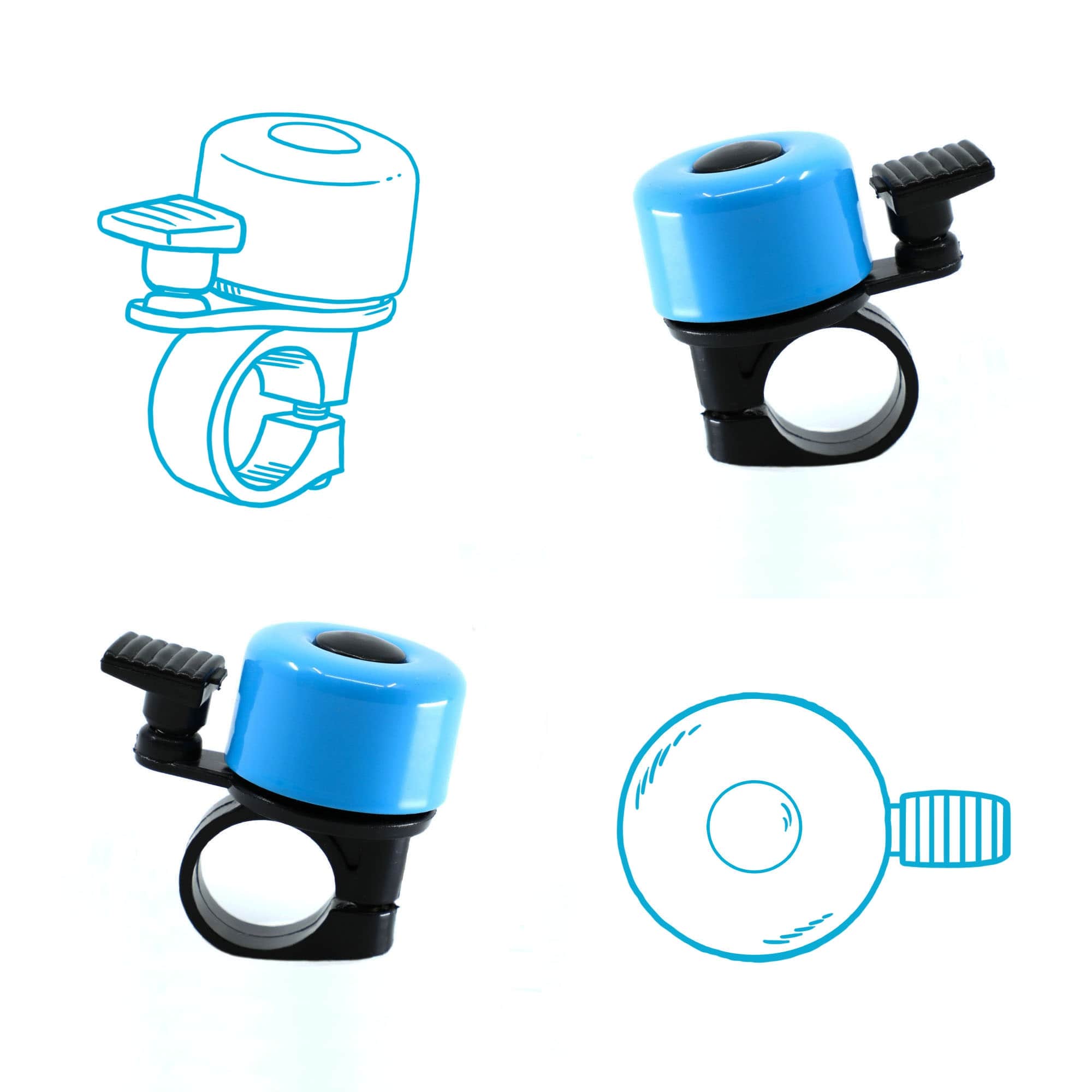 Bicycle Bell - Blue